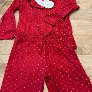 SweetHoney Red Polka Dot Kids Pajama Set